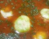 A picture of step 6 of BHARVA TINDE OR STUFFED APPLE GUARD OR SABJI E SAFAR 👩🍳🥘💐👍.