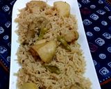 A picture of step 6 of Chicken Yakhni Pulao.