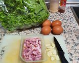 Foto del paso 1 de la receta: Sopa de Lechuga Batavia con bacon