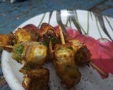 A picture of step 3 of Grilled paneer starters.