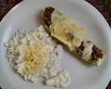 Foto del paso 4 de la receta: Zapallitos zucchini rellenos de carne!