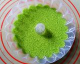 Foto langkah ke 4 dari resep Puding Lumut Pandan Lapis Cokelat.