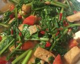 Foto langkah ke 3 dari resep Tumis Sawi Hijau Bumbu Terasi.