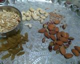A picture of step 6 of Dry Fruits wala Gur.