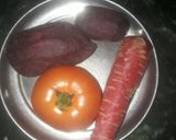 A picture of step 1 of Beetroot soup.