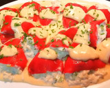 Foto del paso 12 de la receta: Piquillos rellenos de Bacalao y Gambas con crema de bogavante
