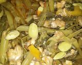 Foto langkah ke 3 dari resep 78. Tumis Kangkung Udang Pete.