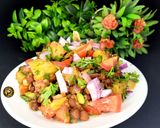 A picture of step 1 of Kaala Chana Chaat(Bengal Gram Chaat).