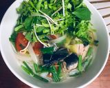 Hình bước làm 3 của món Bún cá thu