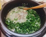 Hình bước làm 7 của món Cháo bắp bò hạt sen ngon bổ