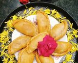 बादाम गुलाब करंजी (badam gulab karanji recipe in Hindi) रेसिपी चरण 6 फोटो