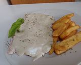 Foto del paso 5 de la receta Pechugas de pollo en salsa roquefort