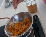 A picture of step 2 of Red chilli pickle.