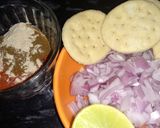 A picture of step 3 of Moth dal chawal- Street style.