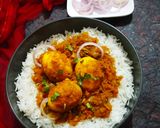 A picture of step 5 of Egg Curry.