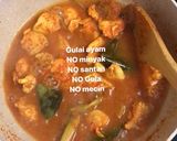 Foto langkah ke 7 dari resep Gulai ayam - diet no gula, minyak, santan, mecin, tepung.