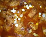 A picture of step 8 of Badami chicken qorma.
