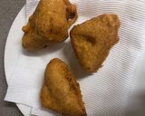 A picture of step 7 of Cheesy Spicy Bread Pakoda.