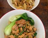 Foto langkah ke 12 dari resep Mie Yamin Ayam Jamur.