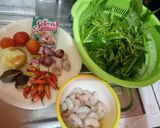 Foto langkah ke 1 dari resep Kangkung balacan udang.