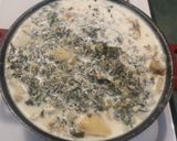 A picture of step 3 of Potato soup. 🙂 (hart made). 🙂.