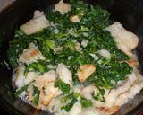 Foto del paso 4 de la receta: Patatas con espinacas y bacalao