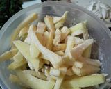 A picture of step 2 of # Chilli potato.
