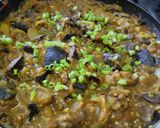 Foto del paso 8 de la receta: Berenjenas🍆champiñones🍄y cebollas🧅entomatadas🍅🌶️🍛🍱🍲🍚