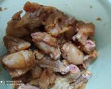 A picture of step 2 of Chicken pakoray.