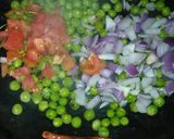 A picture of step 5 of #Green pea Chat.