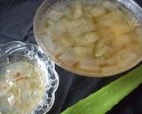 A picture of step 3 of Winter Melon Tea with Brown Sugar and Gelidium Jelly.