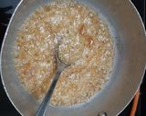 A picture of step 2 of Gur papdi/ Gol papdi/ Sukhadi.