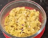 A picture of step 4 of Aloo Chaap.