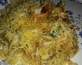 A picture of step 4 of Chicken Biryani.