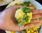 A picture of step 3 of Aloo Bonda.