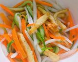 Hình bước làm 3 của món Gỏi chay đậu hủ rau củ