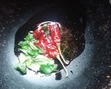 A picture of step 2 of Idli upma.