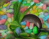 Gambar langkah 1 resipi Bubur Locong Jagung.