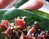 A picture of step 3 of Khili Paan and Dry Dates.