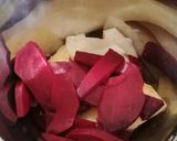 A picture of step 6 of Guava fudge (a vegan sweet).
