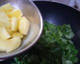 A picture of step 3 of Methi Aloo.