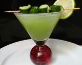 A picture of step 5 of Cucumber Chiller💚🍸.