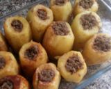 صورة لخطوة 4 من وصفة بطاطا محشيه لحمه مفرومه