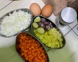 Foto langkah ke 1 dari resep Pastel rougut bumbu rendang.