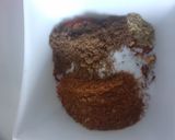 A picture of step 3 of Masala for spicy Chicken Roast.