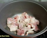 Hình bước làm 3 của món Canh tương ớt (súp tương ớt) 고추장 찌개