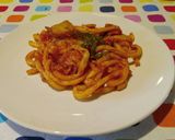 Foto del passaggio 4 della ricetta Pescestocco con sugo al profumo di finocchietti di mare