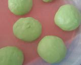 Foto langkah ke 3 dari resep Chigiri condens milk bread pandan.