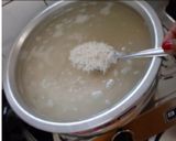 A picture of step 1 of Thai Pineapple Prawns fried Rice.