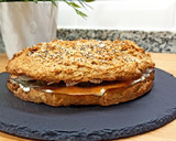 Foto del paso 5 de la receta: Tosta redonda 🫓 de harina de sarraceno